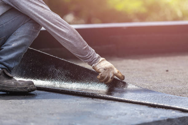 Professional Emergency Waterproofing technician working in Montpelier, OH